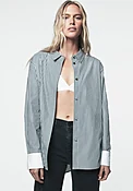 1989 LOGO STRIPED BUTTON DOWN