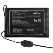 Adjustable Temperature Waterproof  Reptile Heating Pad 8" X 12" BN-LINK