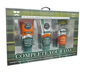MILES MENS 3PC SKINCARE SET ALOE-FACEWASH, SHAVE CREAM, MOISTURIZER