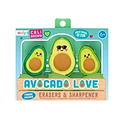Avocado Love Eraser and Sharpener