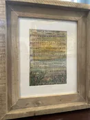 11x14 Watercolor Hymn Wood Frame