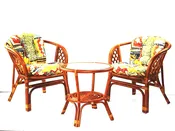 Bahama Lounge Set of 3 pieces with Leo Round Coffee Table