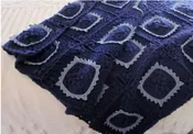 Framed Flower Heirloom Afghan Downloadable Pattern