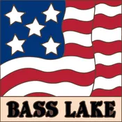 Bass Lake USA Flag Tile (8435A / 9432)