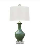 Table Lamp Green with Acrylic Base