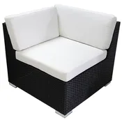 01OS100-02 Rattan Lounge Corner Seat