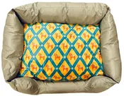 Oxford Cloth Padded Pet Bed with Dala Horses