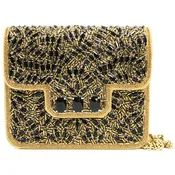 Golden Goddess Beaded Handbag