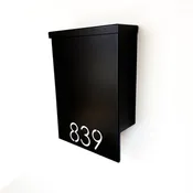 Painted Andover Mailbox - Matte Black