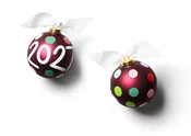 2027 Glass Ornament