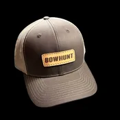 N1 Outdoors® "Bowhunt" Leather Patch Hat (Brown/Khaki)