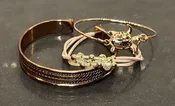 Rose Gold Bracelet Bundle-NWOT Pink - $15 - From Olga