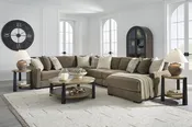 Camellia-Court Coffee Sectional – 5 Pc.