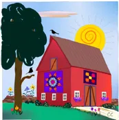 1.75″ Ceramic Tile Ornament – Lone Star Barn