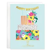Birthday Greeting Card - Sensational Cake