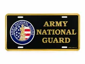 Army National Guard License Plate