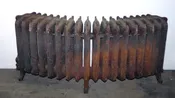Antique Decorative Curved Cast Iron Steam Radiator