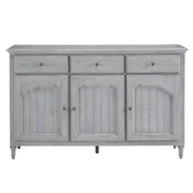 3-Door Credenza with Storage Drawers