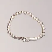 Crystal Pewter Bracelet