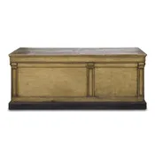 1800s Pine Grocery Counter Walnut Top