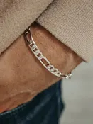 5mm Figaro Chain Bracelet