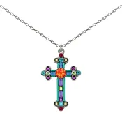 Firefly Inlay Cross in Multi-Color