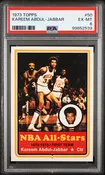 1973 Topps #50 Kareem Abdul-Jabbar PSA 6