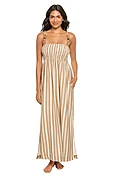 Abigail Striped Smocked Maxi Dress