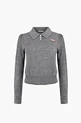 AKIRA SWEATER IN HEATHER GREY