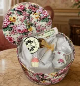 $50 Gift Certificate in Victorian Hat Box for Doll Lovers