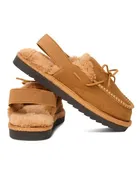 Memoi Suede Bow Slipper - MKS-0039
