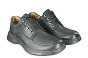 Men’s Clarks Un Brawley Lace Black Leather Casual/Dress Shoes