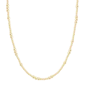 17" Choker Beaded - Hope Unwritten Gold 3mm