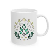 Moon Phase Plant Mug