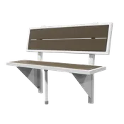 4' Aluminum Dock Bench