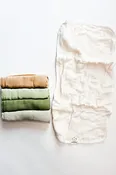 5 Pack Lumi Muslin Burp Cloths - Pine