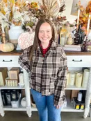 Brown Button Down Calli Jacket