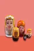 80's Ladies Nesting Doll Set