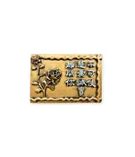 信望愛書房 Faith Hope Love Bookstore 仿銅經句牌 168 不可使慈愛誠實離開你（玫瑰花）