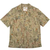 Aloha Shirt - Flowers Painting - Earth
