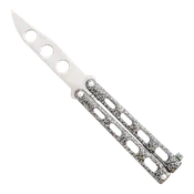 Bear & Son Silver Vein Trainer Butterfly Knife - 113TR