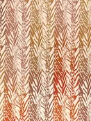 Antique Beige/Copper Red/Taupe Nylon/Lycra Vertical Abstract Animal-Look Stripe Print Swim/Activewear Knit - NY Designer - 60W