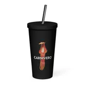 Edwardsiana Insulated tumbler with a straw