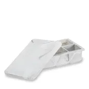 2" Ice Cube Tray with Lid in Gray Marble