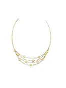 14k Necklace with Pearls & Tourmaline (WHLBN5)