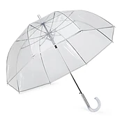 Auto Open 52" Arc Bubble Umbrella with Clear Crook Handle