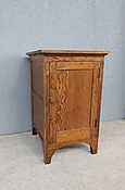 Antique Victorian Pitch Pine Victorian Tall Cupboard / Jelly Cabinet — Silk & Sage Design Studio