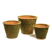 AGED DRAGON SCALE PLANTERS - Large Scale