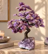 Citrine Amethyst Dual Environmental Gem Tree