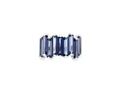 14K Ring - White Gold/English Blue Topaz